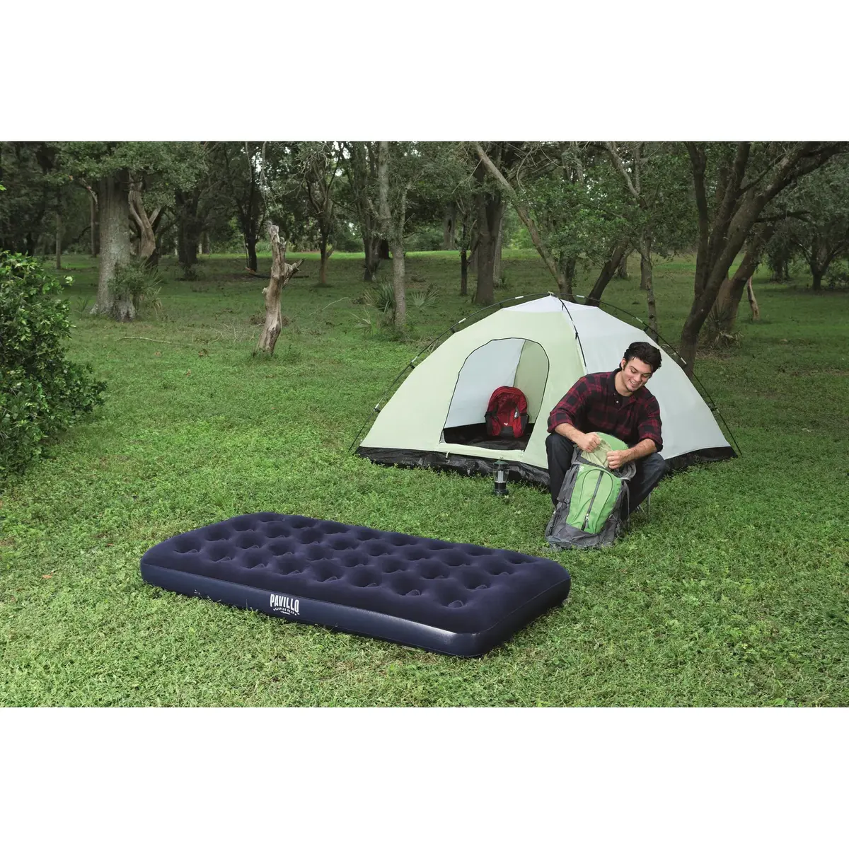Bestway Airbed 67001 — Single flocked vinyl 1.88×0.99×0.22 m Photo 17