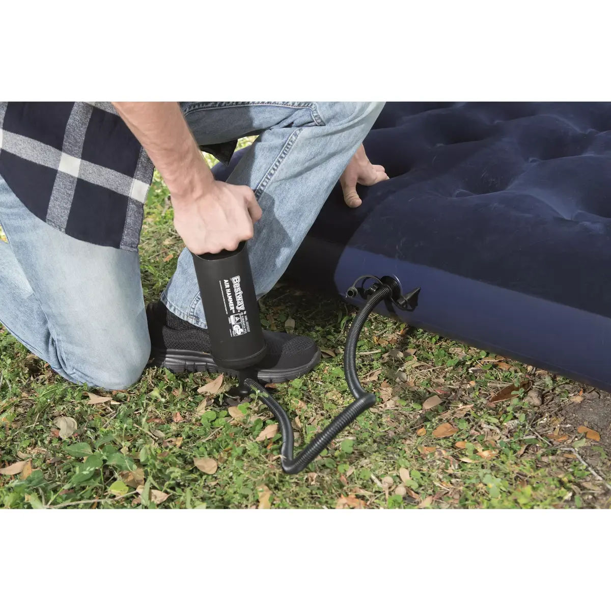 Divguļamais matracis Bestway Flocked Airbed Photo 4