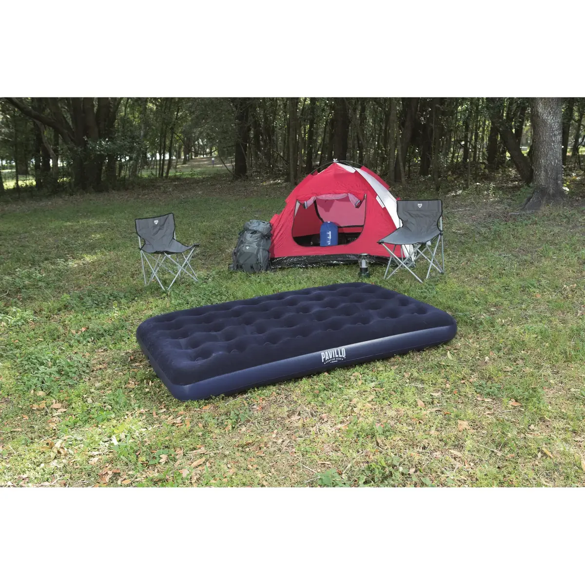 Divguļamais matracis Bestway Flocked Airbed Photo 5