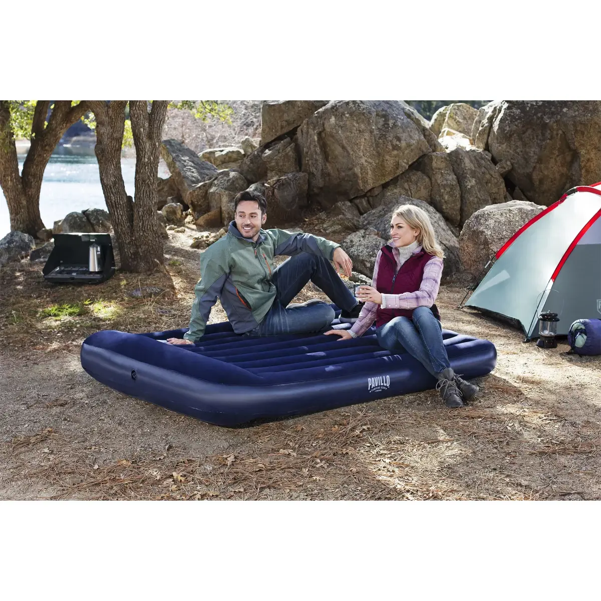 Inflatable mattress Bestway 67682 Queen size Photo 5