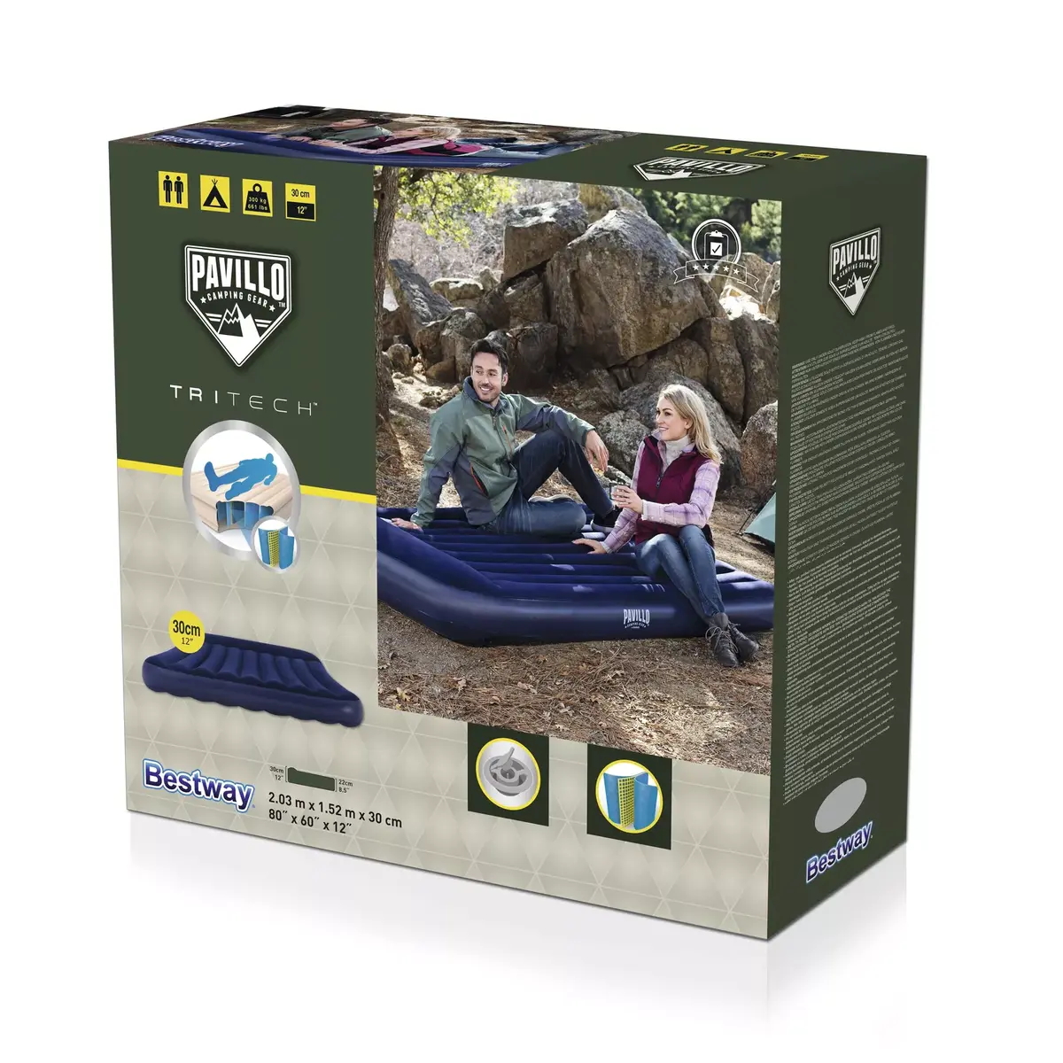 Inflatable mattress Bestway 67682 Queen size Photo 9