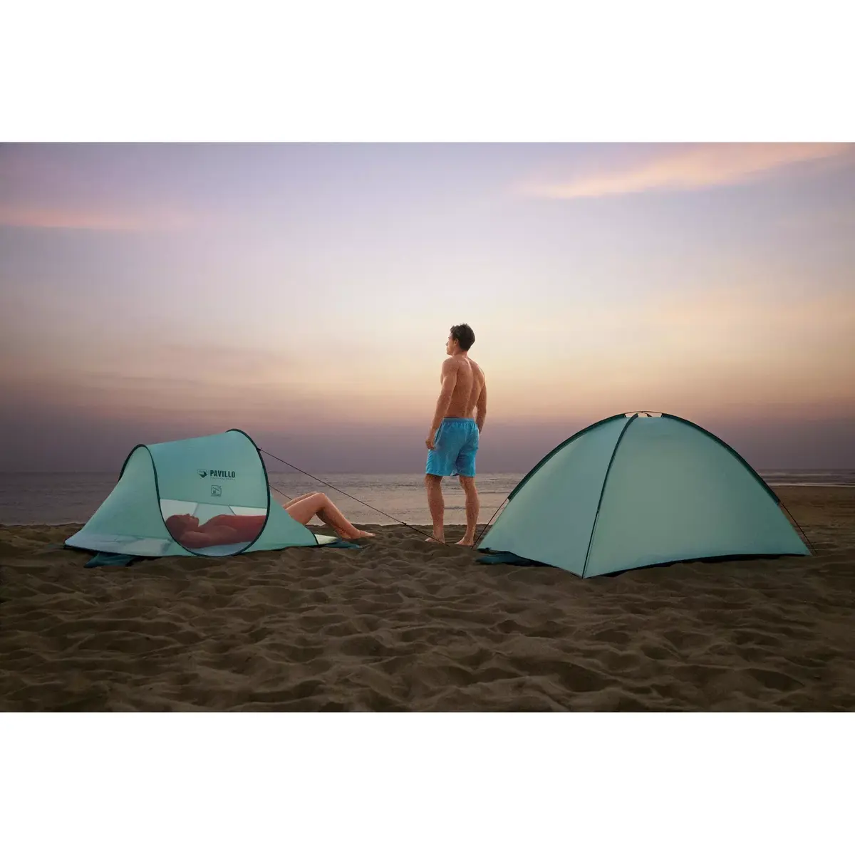 Pludmales telts Beach Quick 2 Bestway Pavillo 2,00x1,20x0,90 m Photo 17