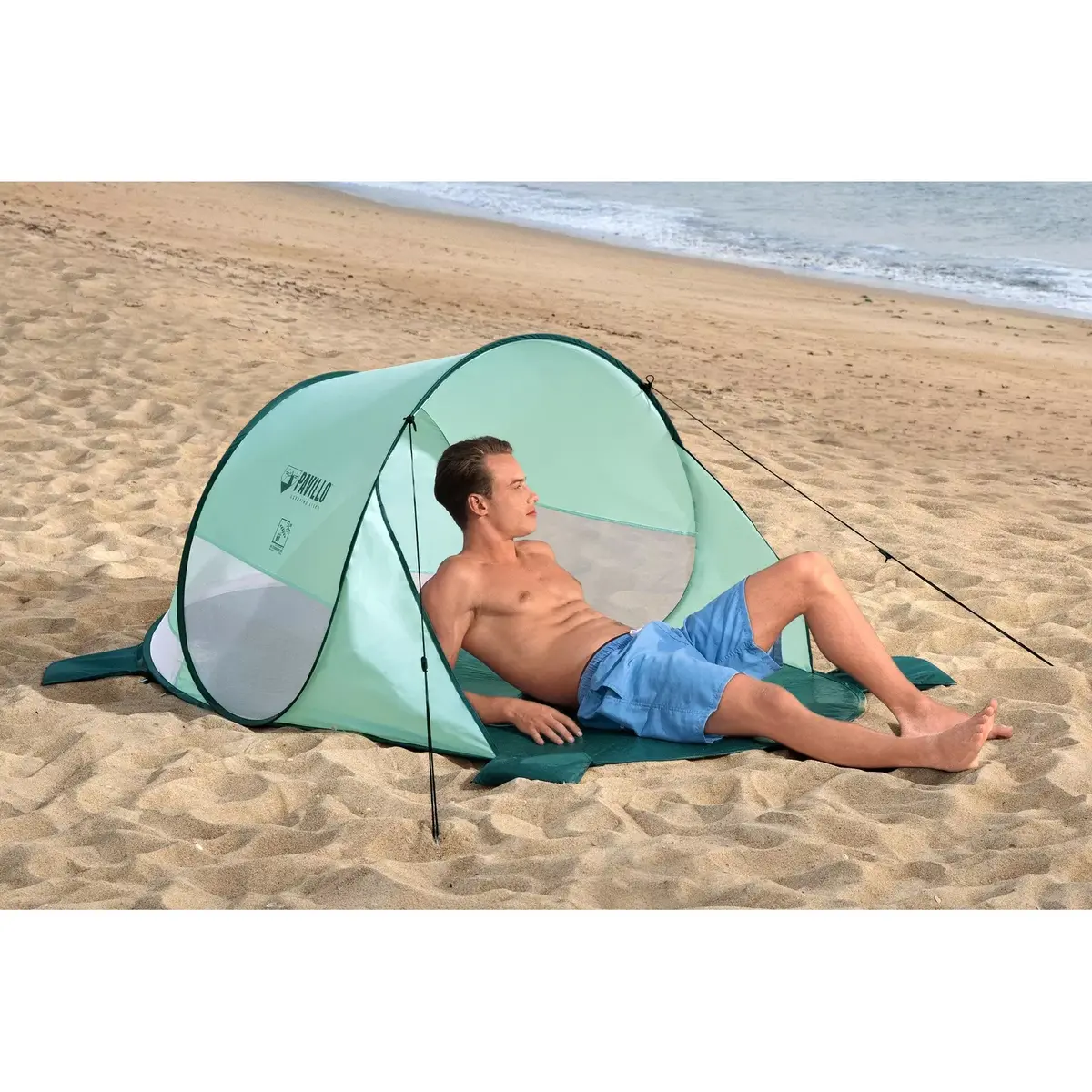 Pludmales telts Beach Quick 2 Bestway Pavillo 2,00x1,20x0,90 m Photo 24