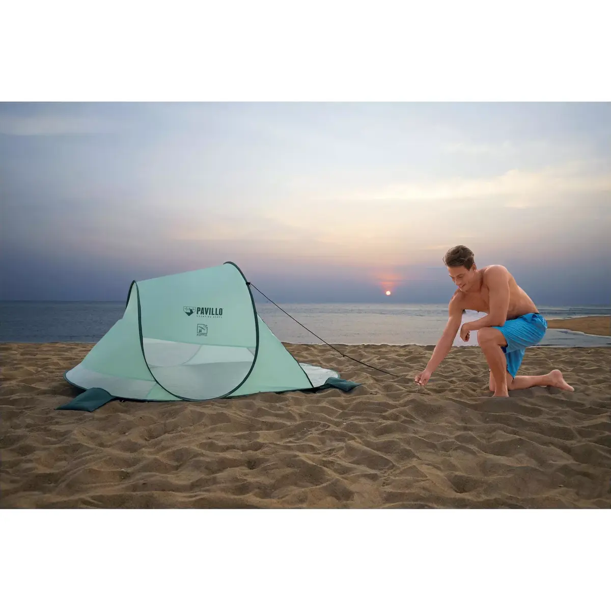 Pludmales telts Beach Quick 2 Bestway Pavillo 2,00x1,20x0,90 m Photo 28