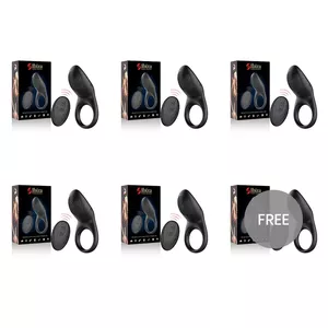 Кольцевой вибратор IBIZA REMOTE CONTROL RING VIBRATOR 5+1 FREE Photo 1