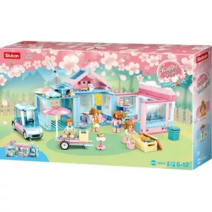 Building set Sluban BLOCKS Wedding M38-B0822 with minifigures and accessories