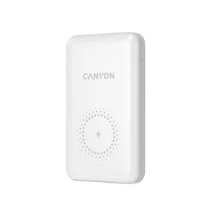 Canyon PB-1001 Litija polimērs (LiPo) 10000 mAh Bezvadu lādēšana Balts