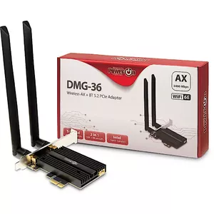 Internal WLAN Bluetooth Card Inter-Tech DMG-36 5400 Mbit/s Wi-Fi 6