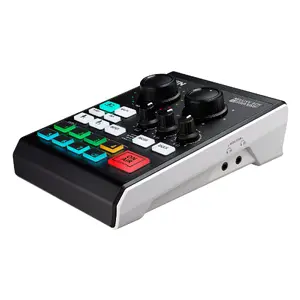 Podcast AI Audio Mixer ATEN MicLIVE 6-CH — 6-channel, 24-bit DSP, 96 kHz sample rate, 3.5 mm headphone