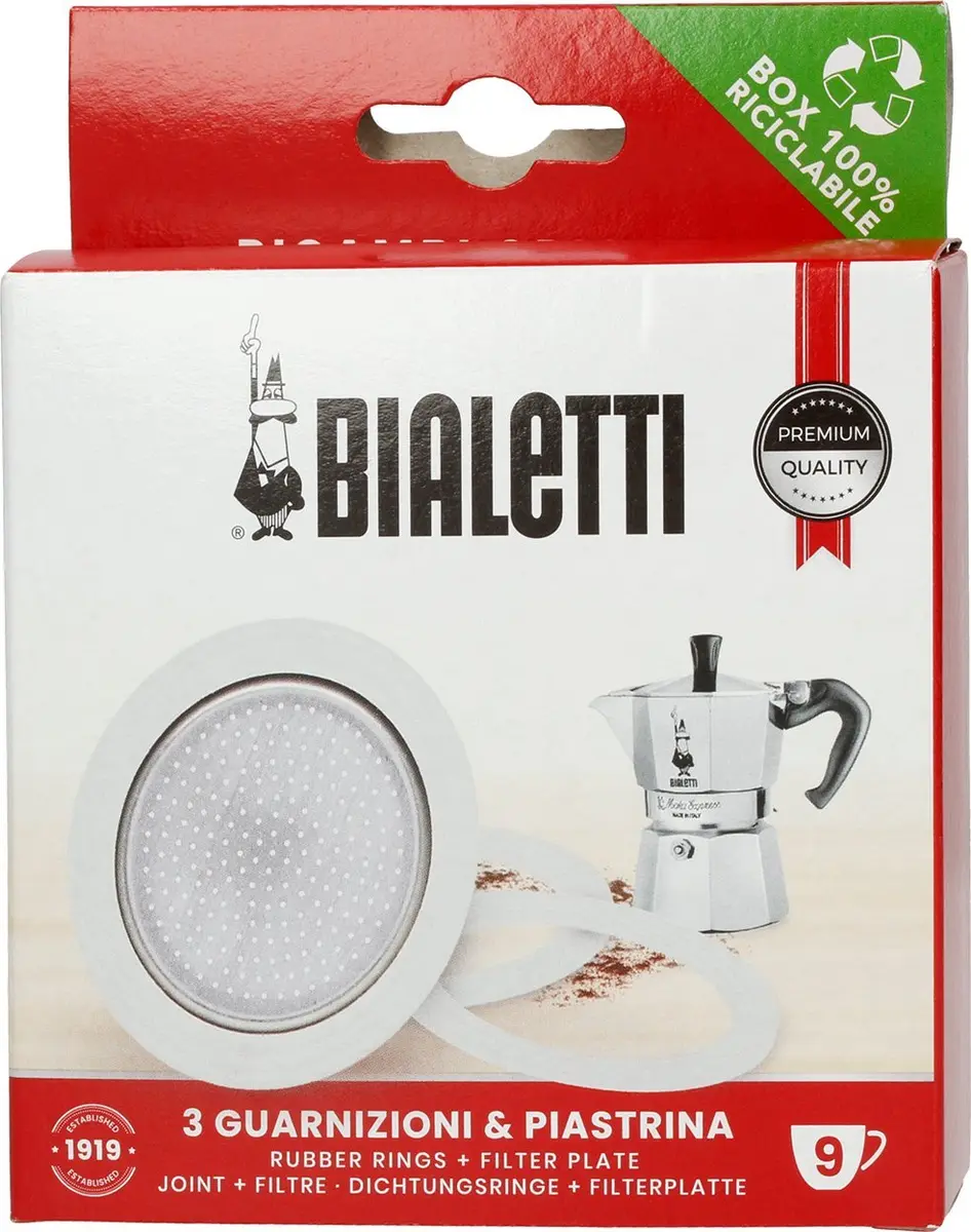 Bialetti 800035 Replacement Filter and Gaskets Photo 2