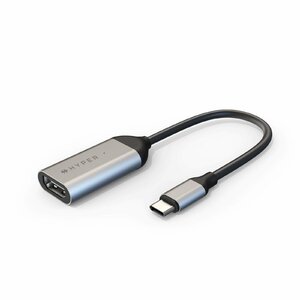 HYPER HD425A video kabeļu aksesuārs USB Veids-C HDMI Nerūsējošs tērauds