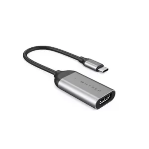 Переходник USB Type-C — HDMI HyperDrive HD-H8K, нержавеющая сталь, USB-C (шт.) → HDMI