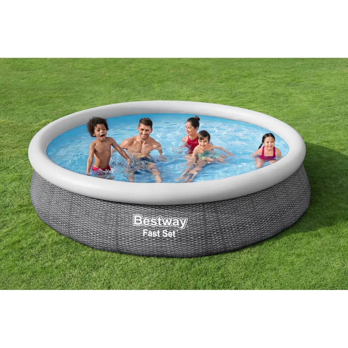 Iepūšamais apaļais baseins Bestway Fast Set 3,66 m Photo 3