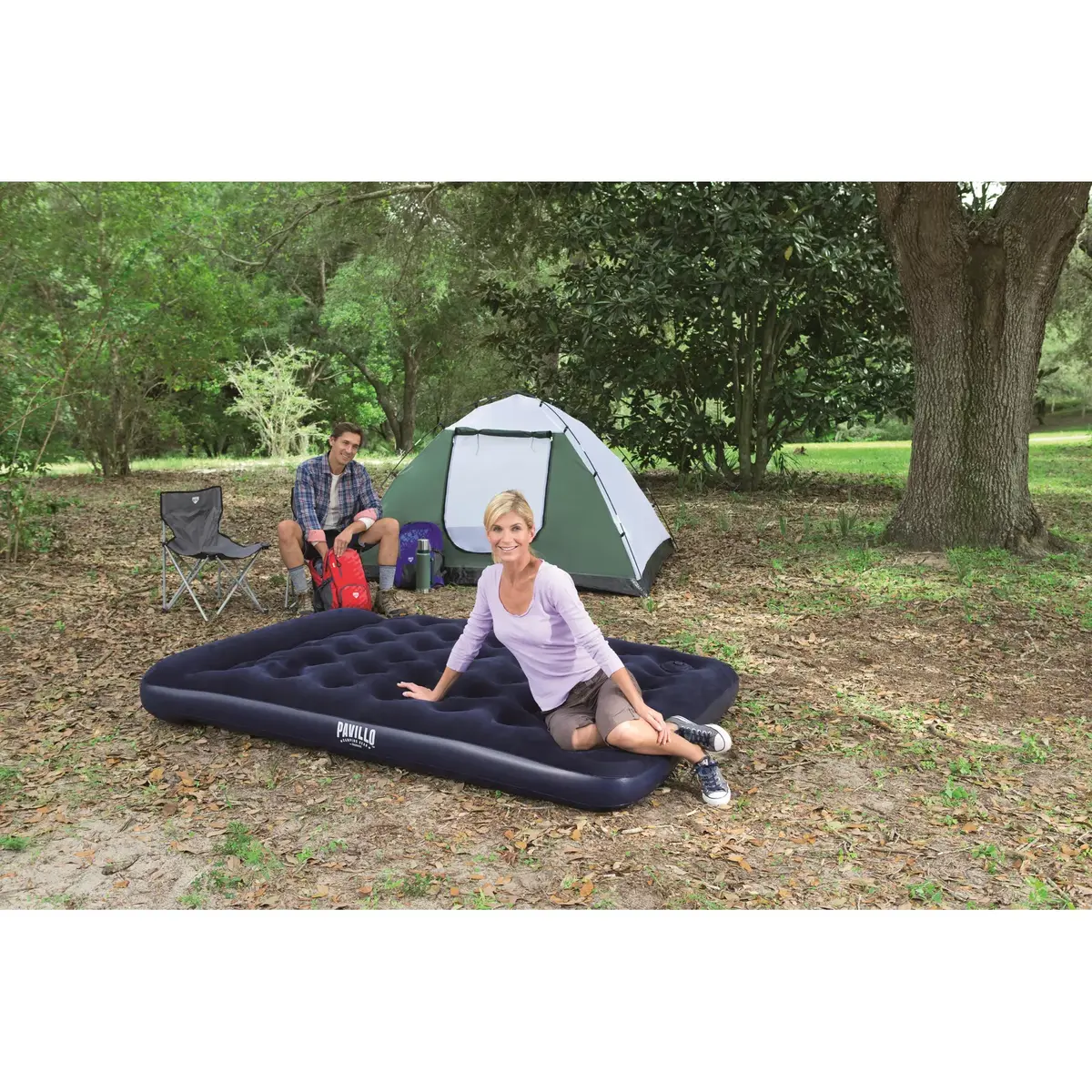 Bestway Easy Inflate Flocked Queen Airbed Photo 16