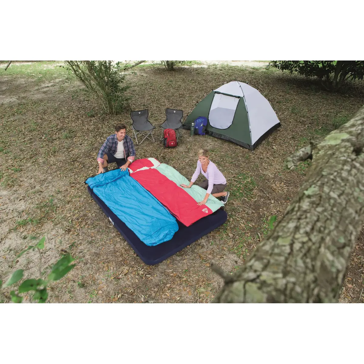 Bestway Easy Inflate Flocked Queen Airbed Photo 21