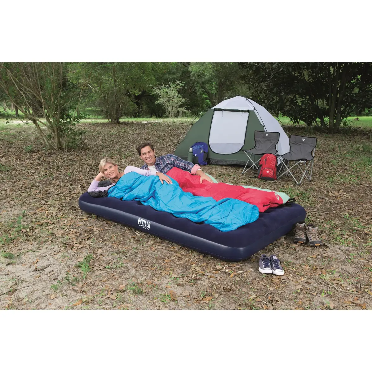 Bestway Easy Inflate Flocked Queen Airbed Photo 22