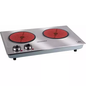 JATA V532 hob Stainless steel Countertop Ceramic 2 zone(s)