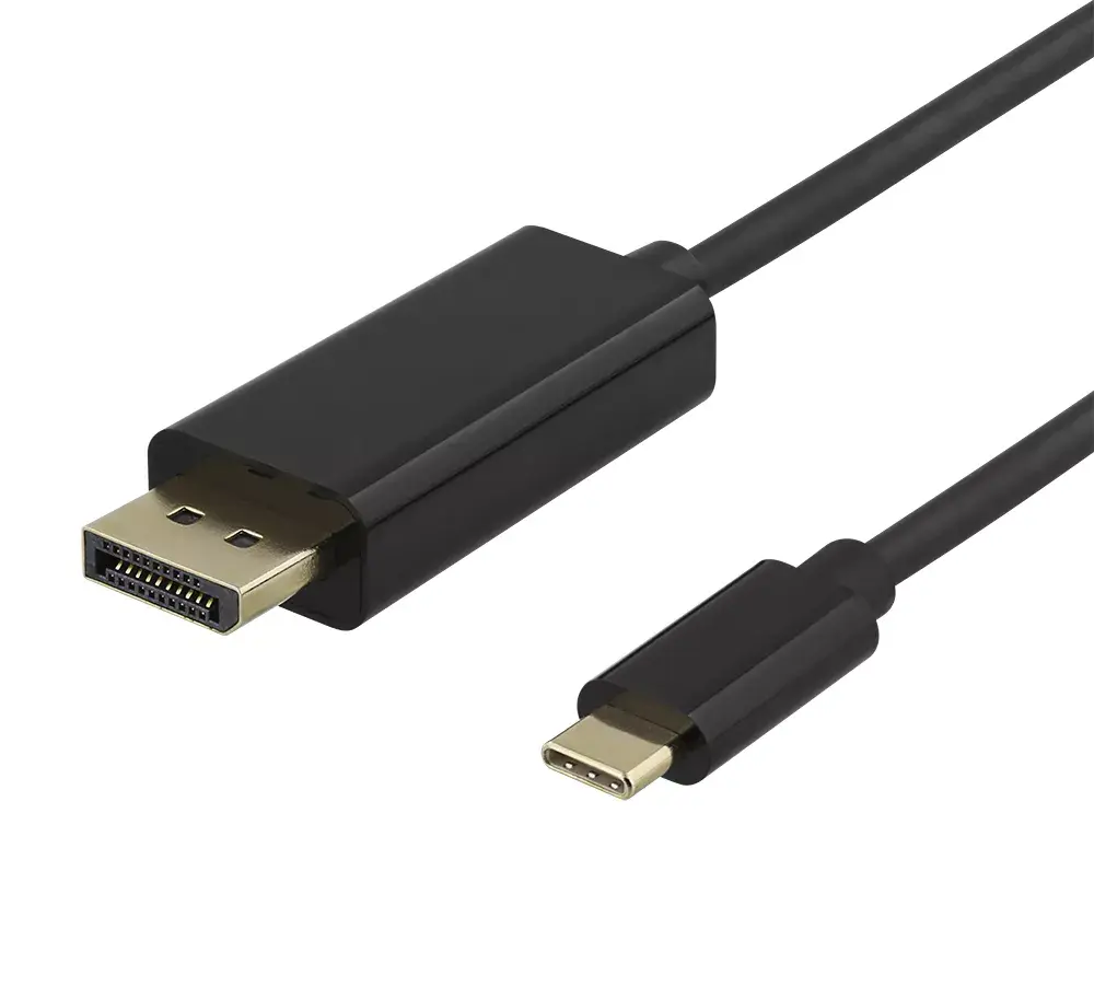 DELTACO USBC-DP100-K USB-C uz DisplayPort kabelis Photo 2