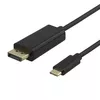 DELTACO USBC-DP100-K USB-C uz DisplayPort kabelis Photo 2