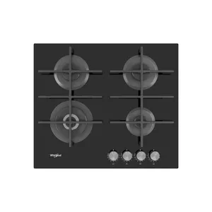 Gas Hob Whirlpool AKWL 628/NB Black Built-in 59 cm 4 Zones