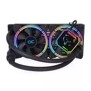 Система жидкостного охлаждения All-in-one Alphacool Eisbaer Aurora LT240 12 см Черный