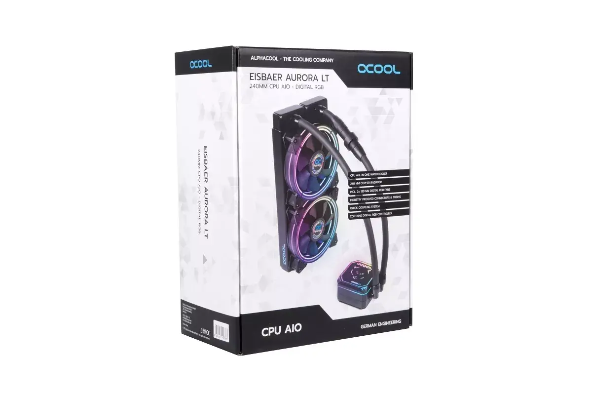 All-in-one šķidrumu dzesētājs Alphacool Eisbaer Aurora LT240 Photo 10