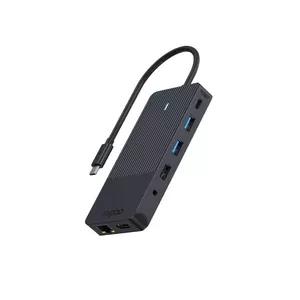 Interfeisa karte Rapoo UCM-2006 USB Type-C 3.5mm DisplayPort HDMI RJ-45 USB 3.2