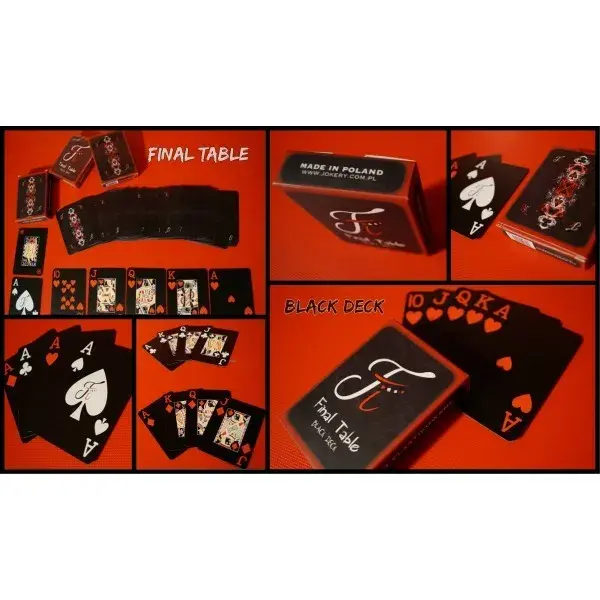 Bicycle Final Table Black kāršu komplekts Photo 2