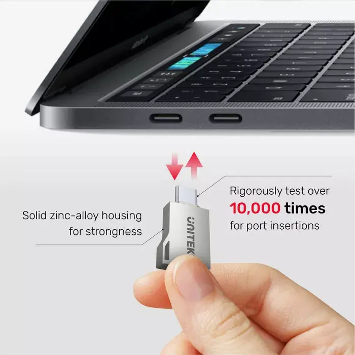 Unitek A1025GNI USB‑C uz USB‑A adapteris Photo 8