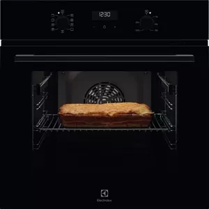 Встраиваемый электрический духовой шкаф Electrolux EOF5C50BZ, 65 л, каталитическая очистка, 8 программ, класс A, черный