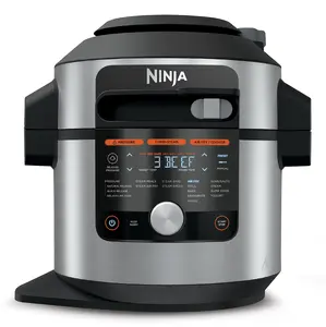 Ninja Foodi MAX 14-in-1 SmartLid Multi-Cooker OL750EU with Smart Cook System 7.5 L 1760 W Black and Stainless Steel