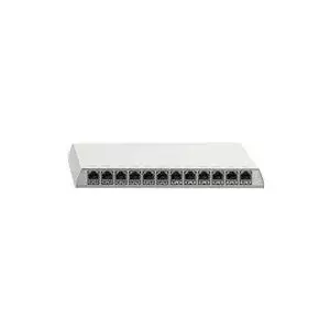Patch panel Rutenbeck PP-Cat.6A iso-12 12x RJ-45 Shielded Pure White