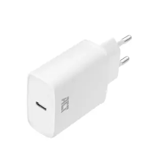 ACT Compact USB-C Charger 20W Fast Charging Indoor Universal White