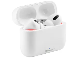 Tracer T4 True Wireless Stereoin-ear austiņas Bluetooth baltā krāsā ar iebūvētu mikrofonu