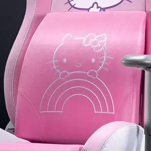 Razer jostas spilvens Hello Kitty & Friends Edition: jostasvietas atbalsts Spēļu krēslam-pilnībā veidota jostas līkne-atmiņas putu polsterējums-iesaiņots plīša samtā