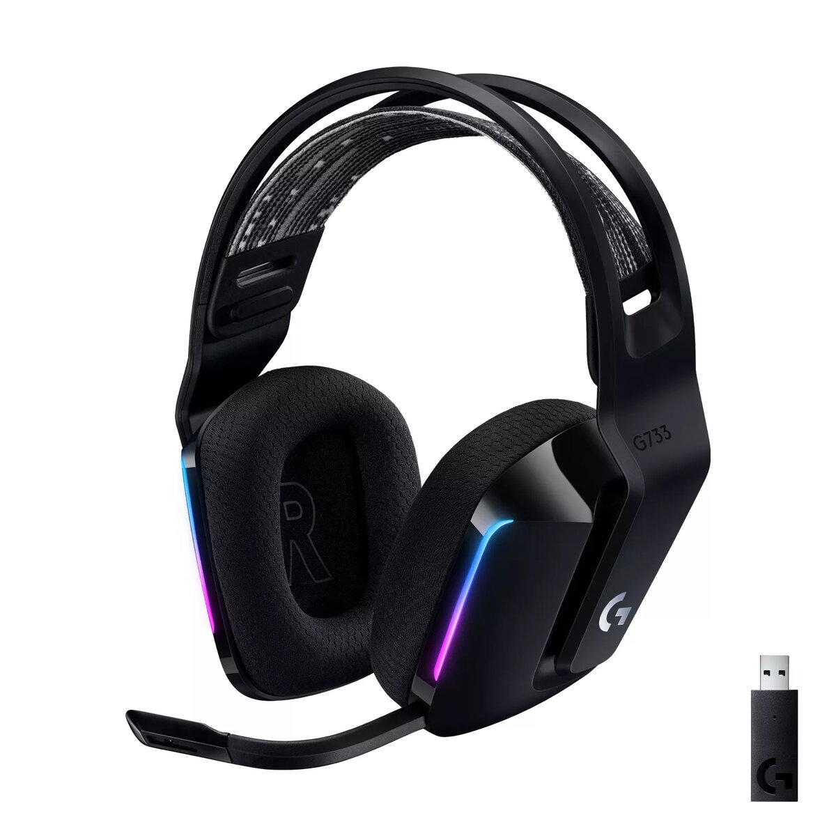 Austiņas Logitech G G733 LIGHTSPEED bezvadu