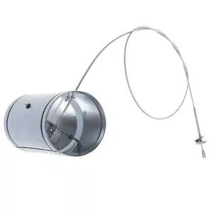 DARCO DGP125PJSSS Air Damper with Cable for Hot Air Distribution, 125 mm