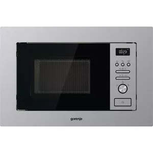 Built-in grill microwave Gorenje BM201AG1X — 20 L, 800 W microwave, 1000 W grill, stainless steel