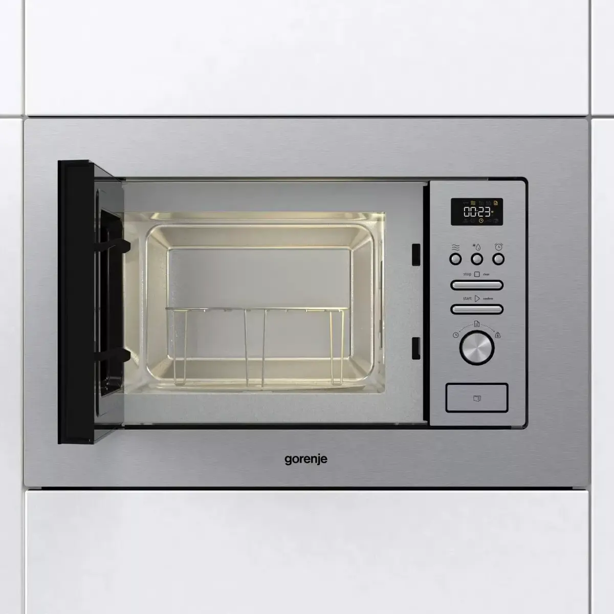 Gorenje BM201AG1X iebūvējama grila mikroviļņu krāsns Photo 2