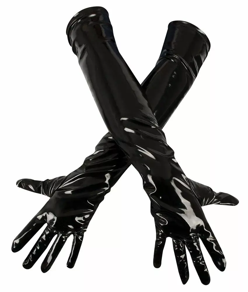 Одноразовые виниловые перчатки Black Level S Photo 4