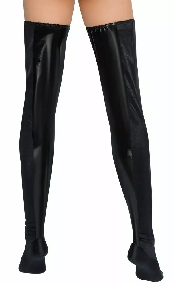 Виниловые ботинки для кровати Black Level S/M Photo 5