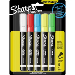 Sharpie 2157733 krīta marķieris Lode Zils, Zaļš, Sarkans, Balts, Dzeltens 5 pcs