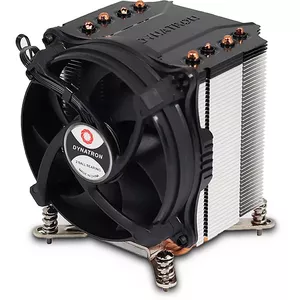 Inter-Tech Q-6 Процессор Heatsink/Radiatior 9,2 cm Алюминий, Черный 1 шт