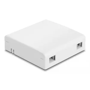 DeLOCK Optical Fiber Connection Box 2 x SC Simplex LC Duplex White