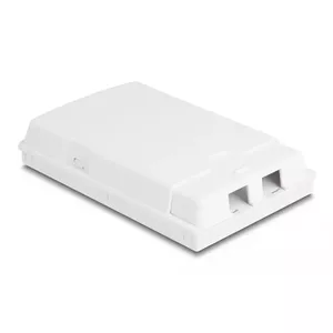 DeLOCK Optical Fiber Connection Box 2 x SC Simplex LC Duplex White