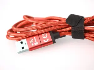 USB 2.0 Cable Smrter Hydra ULTRA 1.2 m — Multi-connector USB A/USB C to USB C/Micro USB-A/Lightning, Red