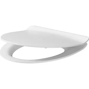 Toilet seat CERSANIT Parva K98-0136, white plastic, standard oval fit