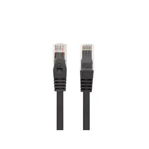 Сетевой кабель LANBERG PCU6-10CU-1000-BK Cat6 U/UTP RJ-45 10 м чёрный