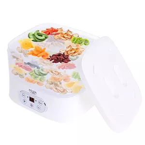 Food dehydrator Adler AD 6658, 5 trays, LCD timer 70h, 35–70°C, 230W (max 550W), white
