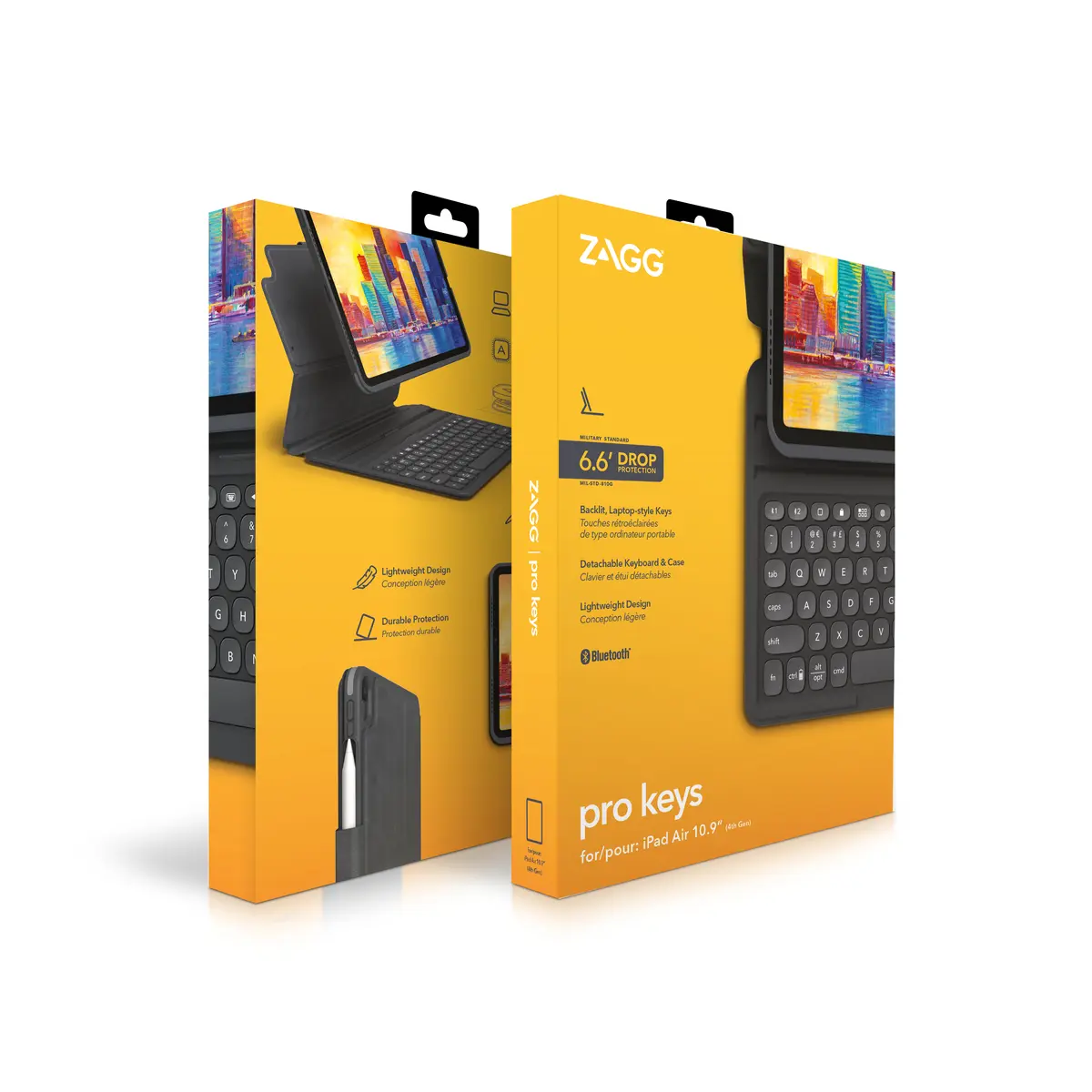 ZAGG Pro Keys iPad 10.9-inch Keyboard Case Black/Gray Photo 8